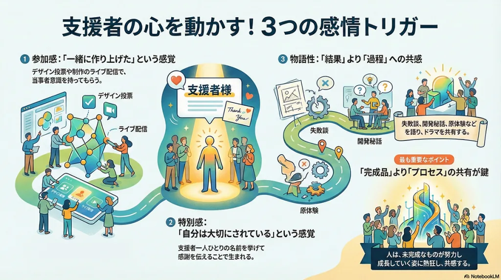 支援者の心を動かす「感情トリガー」の正体